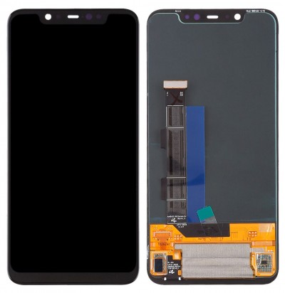 Lcd With Touch Screen For Xiaomi Mi 8 Black By - Maxbhi Com