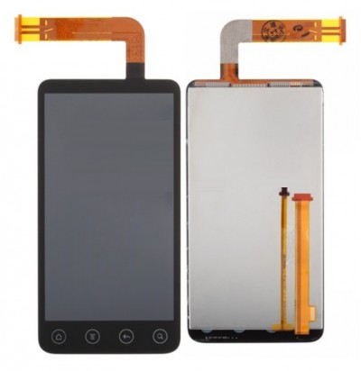 Lcd With Touch Screen For Htc Evo 3d G17 Black By - Maxbhi Com