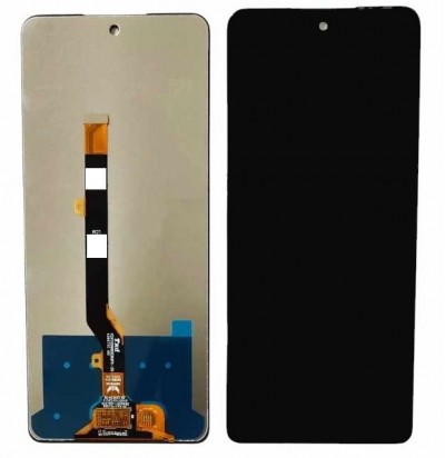 Lcd With Touch Screen For Lava Blaze Pro 5g Black By - Maxbhi Com