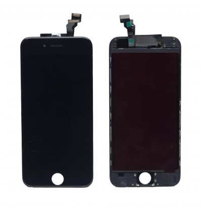 Lcd With Touch Screen For Apple Iphone 6 Black By - Maxbhi Com