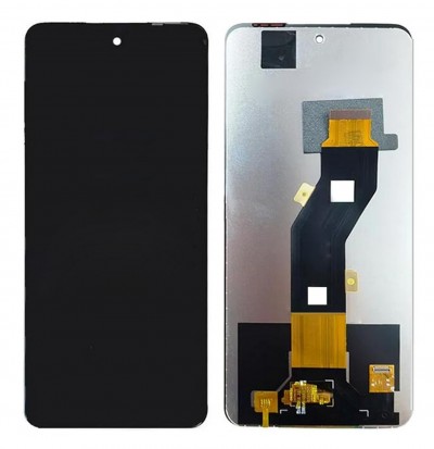 Lcd With Touch Screen For Itel P55 Plus Black By - Maxbhi Com