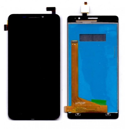 Lcd With Touch Screen For Intex Aqua Power Black By - Maxbhi Com