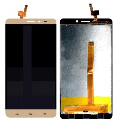 Lcd With Touch Screen For Celkon Diamond 4g Plus Gold By - Maxbhi Com