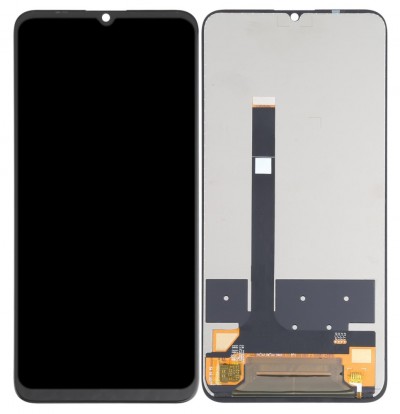 Lcd With Touch Screen For Honor X10 Max 5g Black By - Maxbhi Com