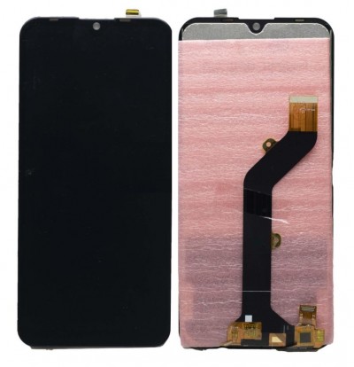 Lcd With Touch Screen For Tecno Spark 4 Air Black By - Maxbhi Com