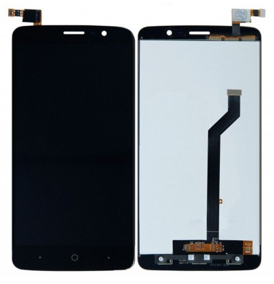 Lcd With Touch Screen For Zte Blade Max 3 Black By - Maxbhi Com
