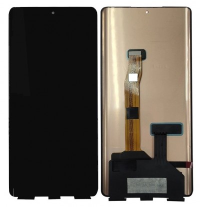 Lcd With Touch Screen For Honor V40 Lite Black By - Maxbhi Com