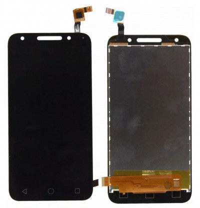 Lcd With Touch Screen For Alcatel U5 Black By - Maxbhi Com