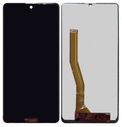 Lcd With Touch Screen For Sharp Aquos Sense 5g Black By - Maxbhi Com