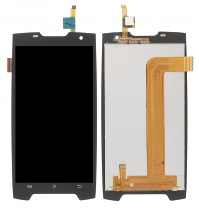 Lcd With Touch Screen For Cubot Kingkong Cs Black By - Maxbhi Com