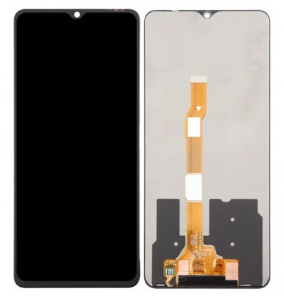 Lcd With Touch Screen For Vivo Y27 4g Black By - Maxbhi Com