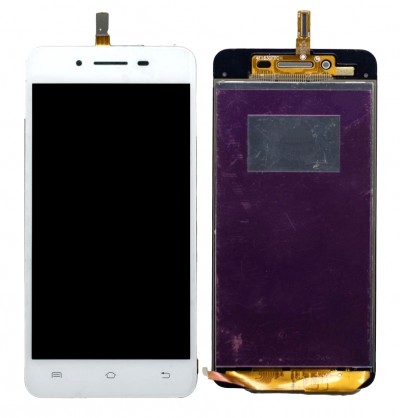 Lcd With Touch Screen For Vivo Y27 White By - Maxbhi Com
