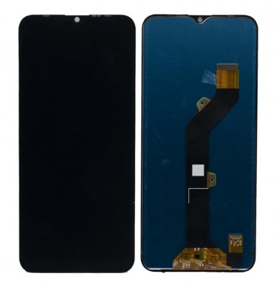 Lcd With Touch Screen For Tecno Spark 6 Go Black By - Maxbhi Com