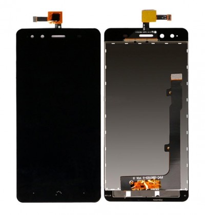 Lcd With Touch Screen For Bq Aquaris X5 Black By - Maxbhi Com