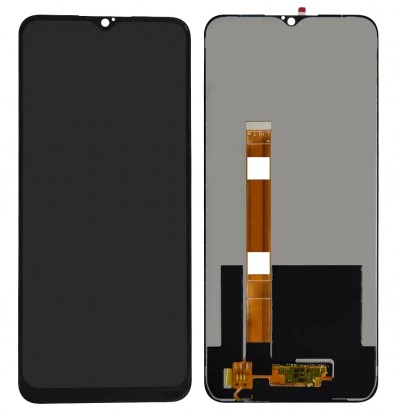 Lcd With Touch Screen For Realme Narzo 20a Black By - Maxbhi Com