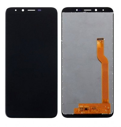 Lcd With Touch Screen For Homtom H5 Black By - Maxbhi Com