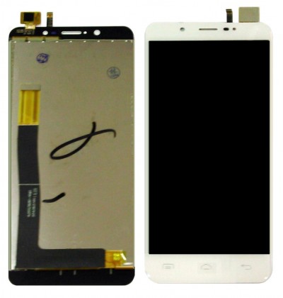 Lcd With Touch Screen For Doogee F7 White By - Maxbhi Com
