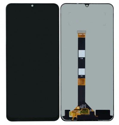 Lcd With Touch Screen For Realme Narzo N61 Black By - Maxbhi Com