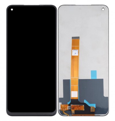 Lcd With Touch Screen For Realme Narzo 30 Silver By - Maxbhi Com