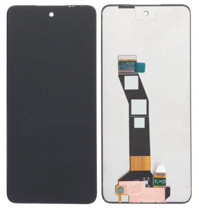 Lcd With Touch Screen For Motorola Moto G24 Power Black By - Maxbhi Com