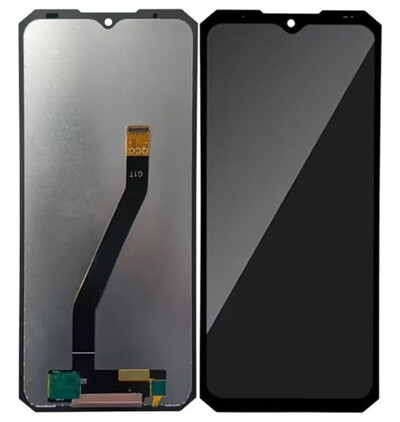 Lcd With Touch Screen For Doogee Fire 7 Ultra Black By - Maxbhi Com