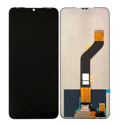 Lcd With Touch Screen For Tecno Spark Go 2022 Black By - Maxbhi Com