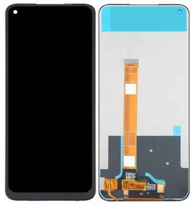 Lcd With Touch Screen For Realme Q2 White By - Maxbhi Com