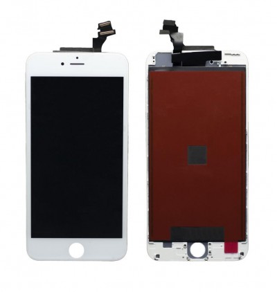 Lcd With Touch Screen For Apple Iphone 6 Plus White By - Maxbhi Com