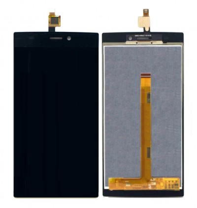Lcd With Touch Screen For Micromax Canvas Nitro 2 E311 Black By - Maxbhi Com