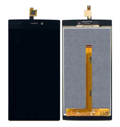 Lcd With Touch Screen For Micromax Canvas Nitro 2 E311 Black By - Maxbhi Com
