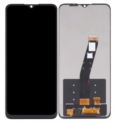 Lcd With Touch Screen For Tcl 20y White By - Maxbhi Com