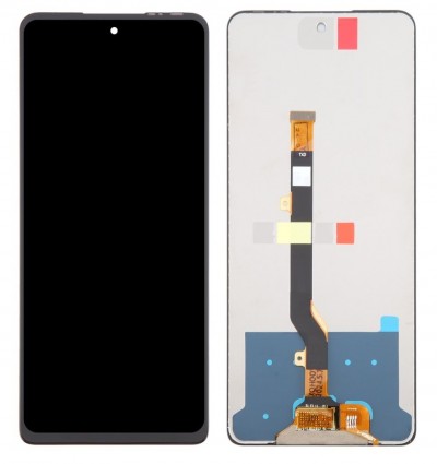 Lcd With Touch Screen For Tecno Spark 20 Pro 5g Black By - Maxbhi Com