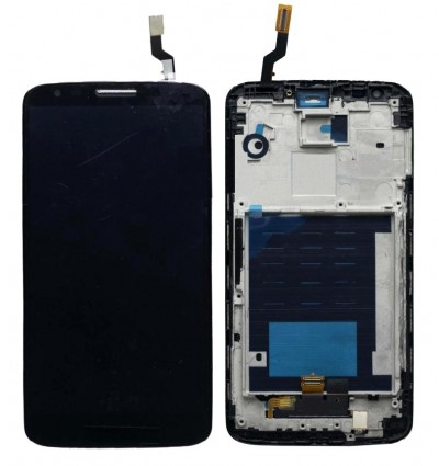 Lcd With Touch Screen For Lg G2 D800 Black By - Maxbhi Com