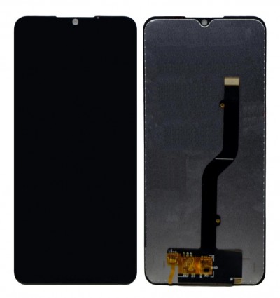 Lcd With Touch Screen For Lava Z4 Black By - Maxbhi Com