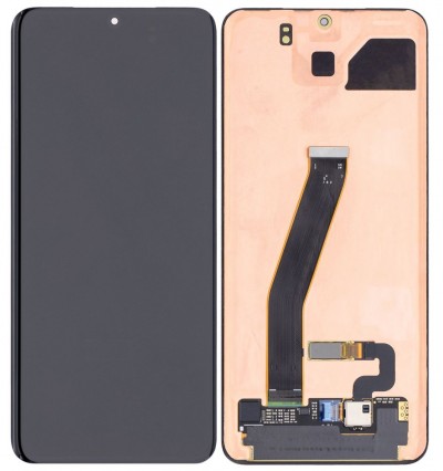 Lcd With Touch Screen For Samsung Galaxy S20 Black By - Maxbhi Com