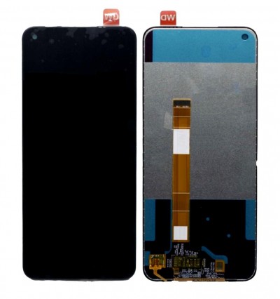 Lcd With Touch Screen For Realme 7 Black By - Maxbhi Com