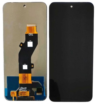 Lcd With Touch Screen For Itel P65 White By - Maxbhi Com