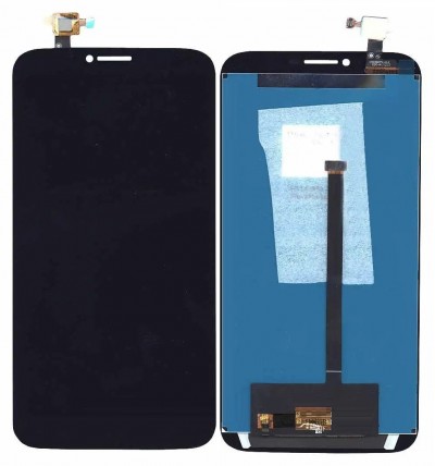 Lcd With Touch Screen For Alcatel One Touch Hero 2 Black By - Maxbhi Com