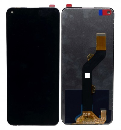 Lcd With Touch Screen For Infinix Note 7 Blue By - Maxbhi Com