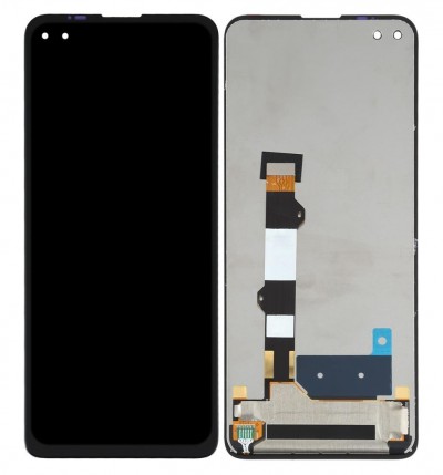 Lcd With Touch Screen For Motorola One 5g Blue By - Maxbhi Com
