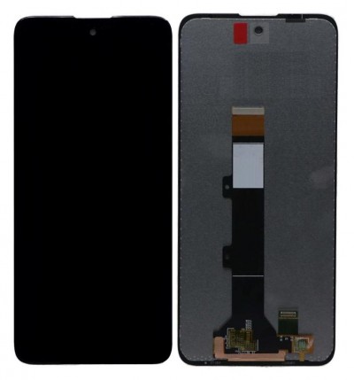 Lcd With Touch Screen For Motorola Moto E32s Black By - Maxbhi Com