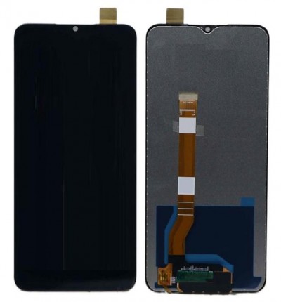 Lcd With Touch Screen For Oppo A17 Blue By - Maxbhi Com