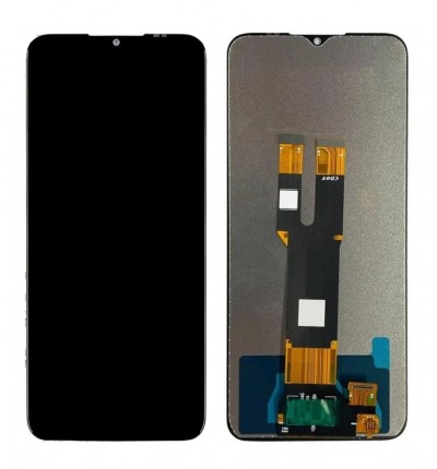Lcd With Touch Screen For Nokia C22 Black By - Maxbhi Com