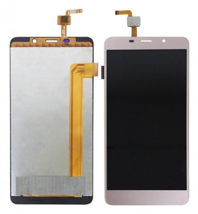 Lcd With Touch Screen For Leagoo M8 Champagne By - Maxbhi Com
