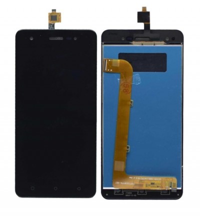 Lcd With Touch Screen For Lava Z60s Black By - Maxbhi Com