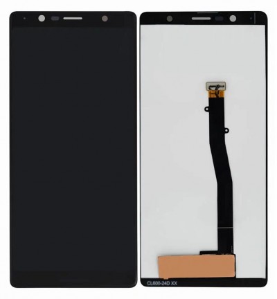 Lcd With Touch Screen For Blackberry Evolve X Black By - Maxbhi Com