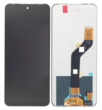 Lcd With Touch Screen For Tecno Pova 4 Black By - Maxbhi Com