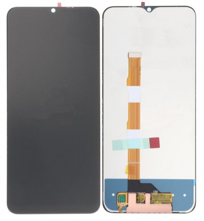 Lcd With Touch Screen For Vivo Y01 Black By - Maxbhi Com