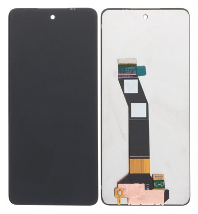 Lcd With Touch Screen For Motorola Moto G04 Black By - Maxbhi Com