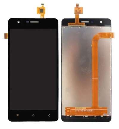 Lcd With Touch Screen For Oukitel K4000 Black By - Maxbhi Com